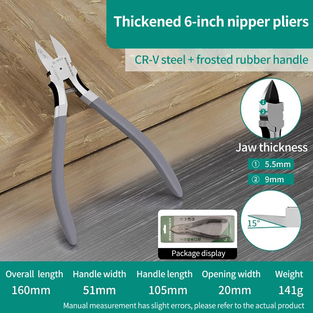 Baolian Industrial Grade Special Sharp Side Mouth Pliers,High Hardness Electrician Small Diagonal Pliers,Electrician Manual Tool