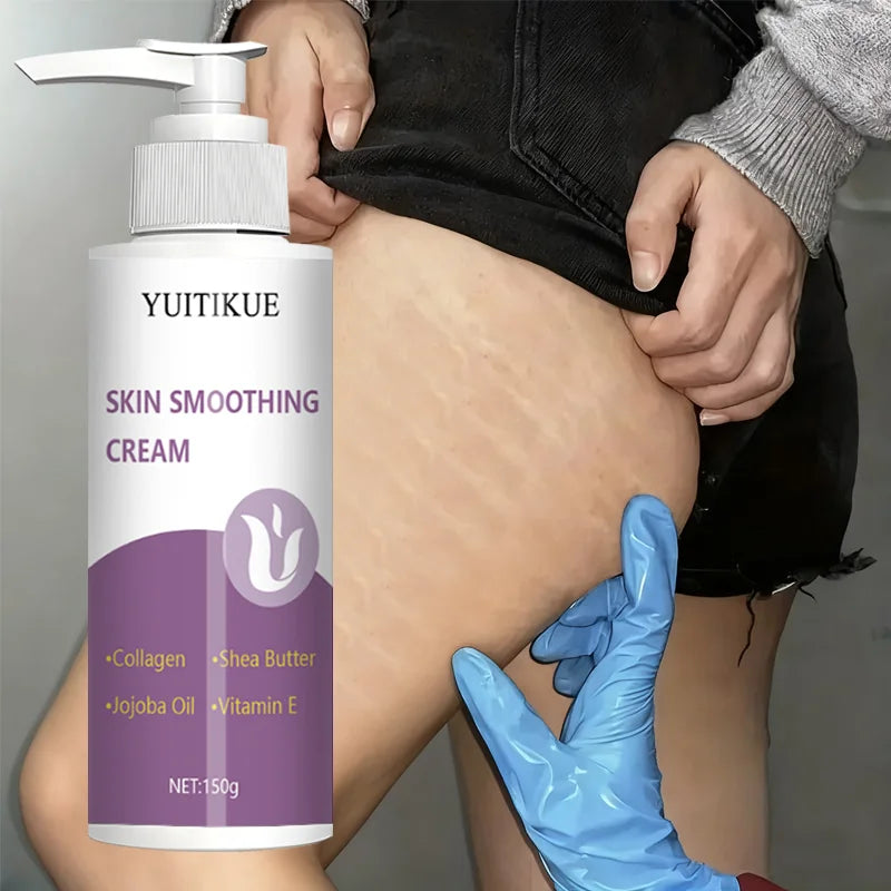 Collagen & Shea Butter Skin Smoothing Cream 150g - Non-Greasy Fast Absorbing Formula for Deep Moisturization And Skin Smoothing