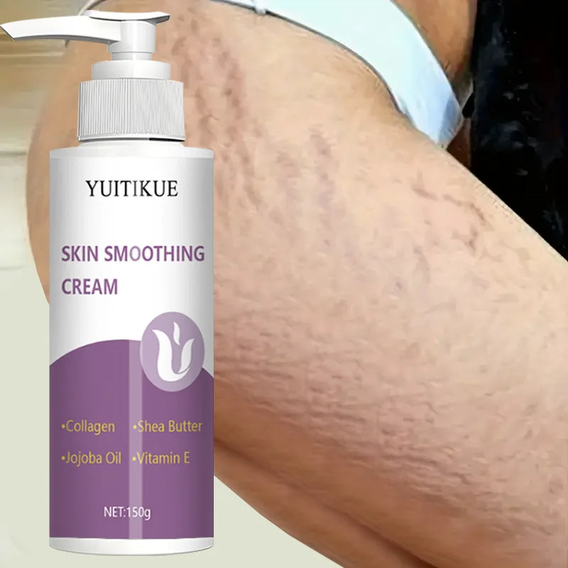 Collagen & Shea Butter Skin Smoothing Cream 150g - Non-Greasy Fast Absorbing Formula for Deep Moisturization And Skin Smoothing