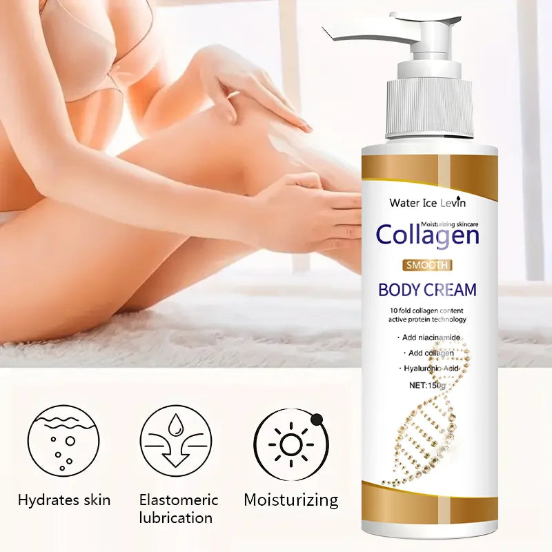Collagen Firming Moisturizing Cream, Suitable for All Skin Types, Unisex, Makes Skin Look Smoother, Firmer, and Younger