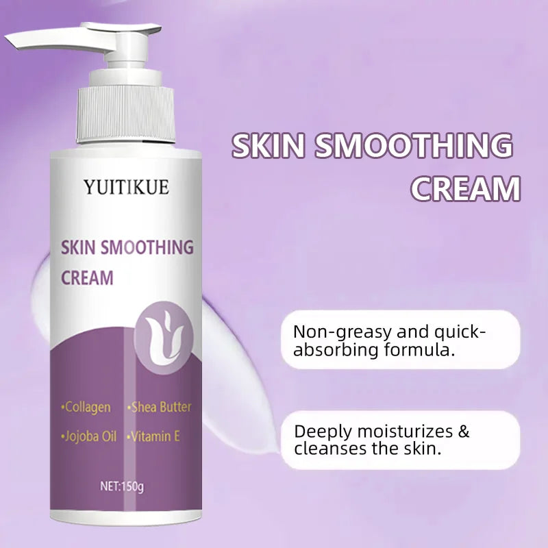 Collagen & Shea Butter Skin Smoothing Cream 150g - Non-Greasy Fast Absorbing Formula for Deep Moisturization And Skin Smoothing