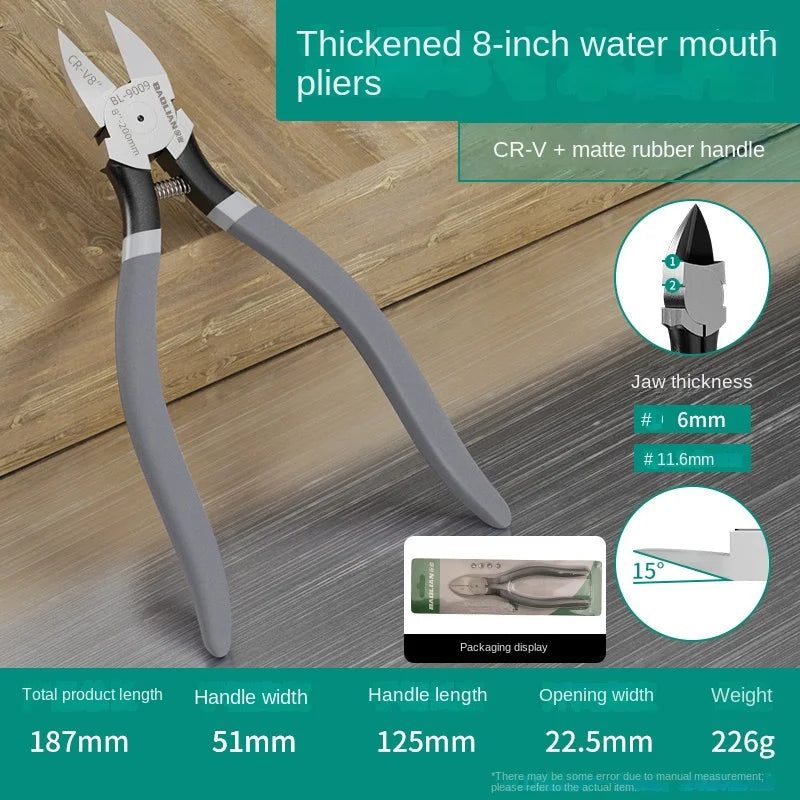 Baolian Industrial Grade Special Sharp Side Mouth Pliers,High Hardness Electrician Small Diagonal Pliers,Electrician Manual Tool