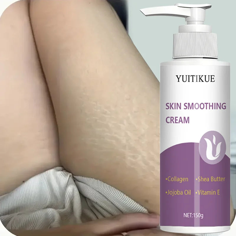 Collagen & Shea Butter Skin Smoothing Cream 150g - Non-Greasy Fast Absorbing Formula for Deep Moisturization And Skin Smoothing